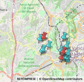 Mappa Via S. Igino Papa, 00168 Roma RM, Italia (2.03563)