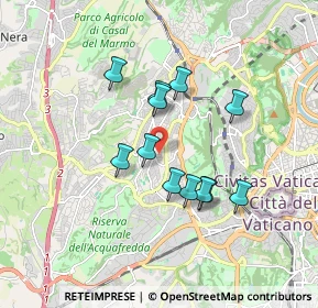 Mappa Via Giuseppe Mezzofanti, 00168 Roma RM, Italia (1.5175)