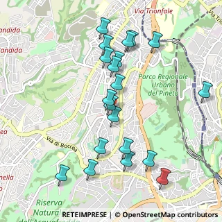 Mappa Via Giuseppe Mezzofanti, 00168 Roma RM, Italia (1.086)