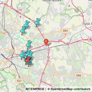 Mappa Via Delia, 00155 Roma RM, Italia (4.95357)