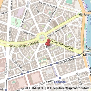 Mappa Via Enrico Tazzoli,  2, 00195 Roma, Roma (Lazio)