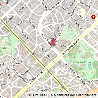 Mappa Corso Trieste, 25, 00198 Roma, Roma (Lazio)