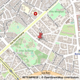 Mappa Via Alessandro Torlonia, 19, 00161 Roma, Roma (Lazio)