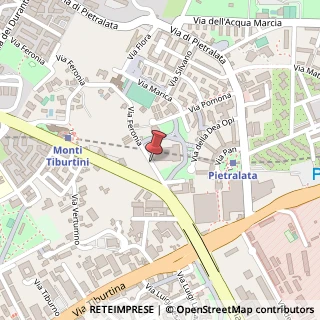 Mappa Via Feronia, 13, 00157 Roma, Roma (Lazio)