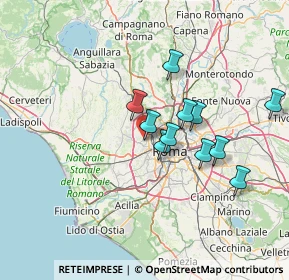 Mappa Via Michele Bonelli, 00168 Roma RM, Italia (12.22727)