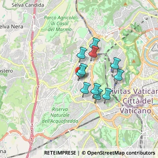 Mappa Via Michele Bonelli, 00168 Roma RM, Italia (1.30727)
