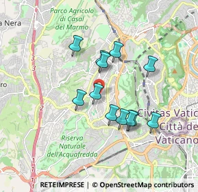 Mappa Via Michele Bonelli, 00168 Roma RM, Italia (1.5425)