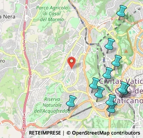 Mappa Via Michele Bonelli, 00168 Roma RM, Italia (2.82667)