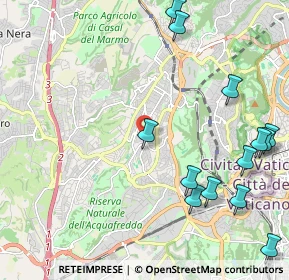 Mappa Via Michele Bonelli, 00168 Roma RM, Italia (2.86769)