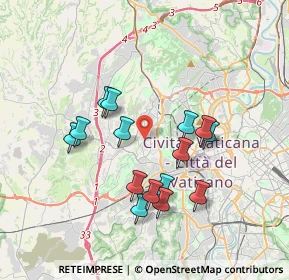 Mappa Via Michele Bonelli, 00168 Roma RM, Italia (3.49467)