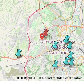 Mappa Via Michele Bonelli, 00168 Roma RM, Italia (5.2125)