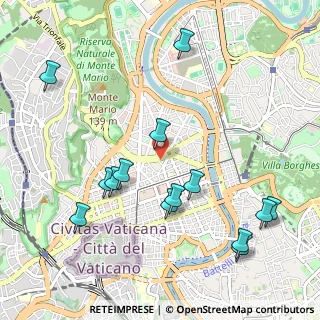 Mappa Via Giuseppe Andreoli, 00195 Roma RM, Italia (1.23143)