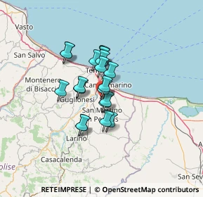 Mappa Piazza Skanderbeg XXIII, 86045 Portocannone CB, Italia (9.1595)