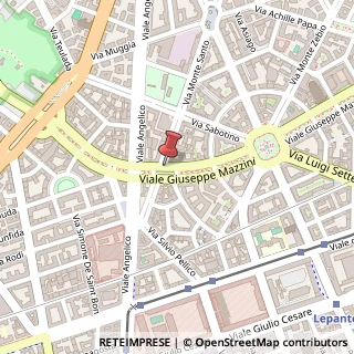 Mappa Via Monte Santo,  2, 00195 Roma, Roma (Lazio)