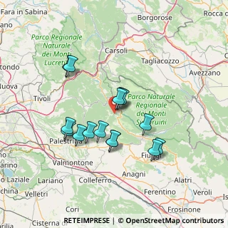 Mappa Contrada Sant'Onofrio, 00028 Subiaco RM, Italia (12.94733)