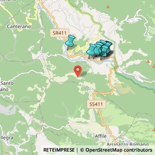 Mappa Contrada Sant'Onofrio, 00028 Subiaco RM, Italia (1.7225)