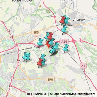 Mappa Via Bisenti, 00132 Roma RM, Italia (2.822)