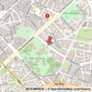 Mappa Via Alessandro Torlonia, 19/A, 00161 Roma, Roma (Lazio)
