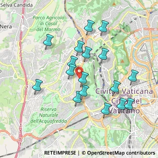 Mappa Via Alberto Bolognetti, 00167 Roma RM, Italia (1.96176)