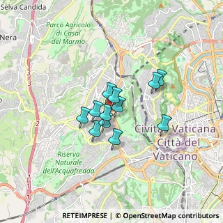Mappa Via Alberto Bolognetti, 00167 Roma RM, Italia (1.16417)