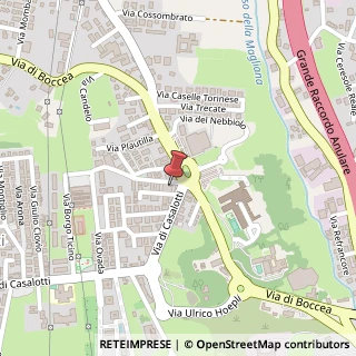 Mappa Via Bussoleno, 12, 00166 Roma, Roma (Lazio)