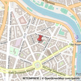 Mappa Via Antonio Cantore, 17, 00195 Roma, Roma (Lazio)