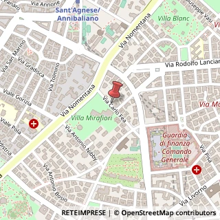 Mappa Via Carlo Fea, 7, 00161 Roma, Roma (Lazio)