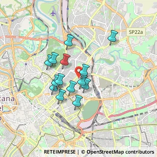 Mappa Via Carlo Fea, 00161 Roma RM, Italia (1.46857)