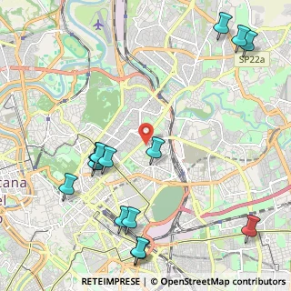 Mappa Via Carlo Fea, 00161 Roma RM, Italia (2.91286)