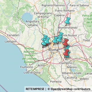 Mappa Via Aleandro Gerolamo, 00168 Roma RM, Italia (10.76385)