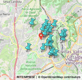 Mappa Via Aleandro Gerolamo, 00168 Roma RM, Italia (1.3455)