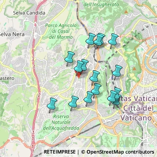 Mappa Via Aleandro Gerolamo, 00168 Roma RM, Italia (1.75438)