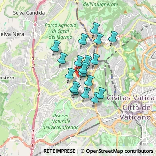 Mappa Via Aleandro Gerolamo, 00168 Roma RM, Italia (1.30944)