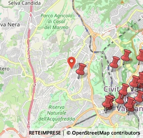 Mappa Via Andrea Barbazza, 00168 Roma RM, Italia (3.41625)