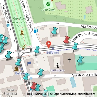 Mappa Viale delle Belle Arti, 00196 Roma RM, Italia (0.08571)