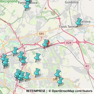 Mappa Via Acquaviva D'Isernia, 00132 Roma RM, Italia (7.386)