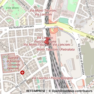 Mappa Circonvallazione Nomentana,  282, 00162 Roma, Roma (Lazio)