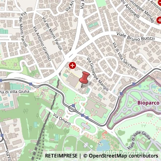 Mappa Via Antonio Gramsci, 61, 00197 Roma, Roma (Lazio)