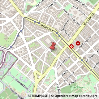 Mappa Via Alessandro Scarlatti,  11, 00198 Roma, Roma (Lazio)