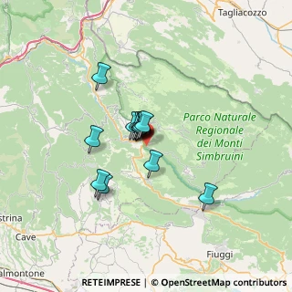 Mappa Piazzale Santa Scolastica, 00028 Subiaco RM, Italia (4.59308)