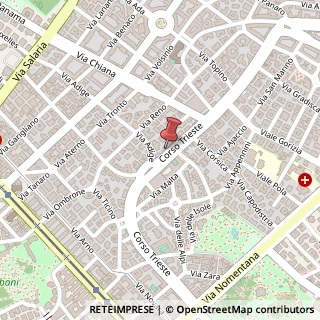 Mappa Corso Trieste, 61, 00198 Roma, Roma (Lazio)