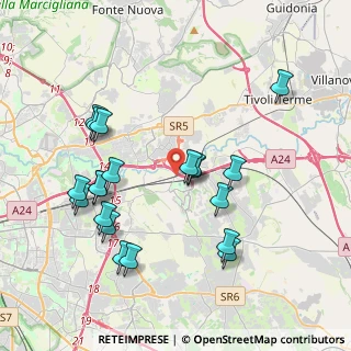 Mappa Via Enrico Forlanini, 00132 Roma RM, Italia (4.273)