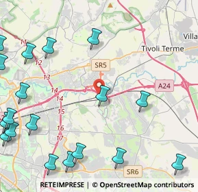 Mappa Via Enrico Forlanini, 00132 Roma RM, Italia (7.021)