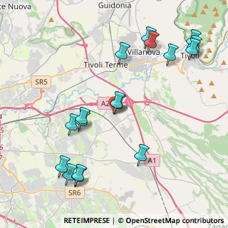Mappa Via Polverigi, 00132 Roma RM, Italia (5.03059)