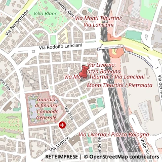 Mappa Via Ottavio Panciroli, 10, 00162 Roma, Roma (Lazio)