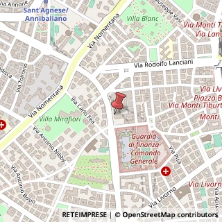 Mappa Via Enrico Stevenson, 24, 00162 Roma, Roma (Lazio)