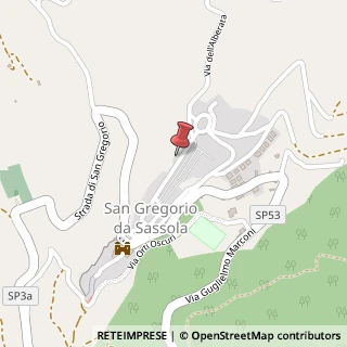Mappa Via Borgo Pio Vicolo IV, 22, 00010 San Gregorio da Sassola, Roma (Lazio)