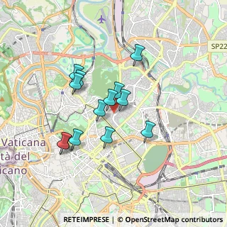 Mappa Piazza Trasimeno, 00198 Roma RM, Italia (1.53846)