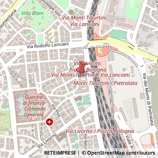 Mappa Via Ugo Balzani, 29, 00162 Roma, Roma (Lazio)