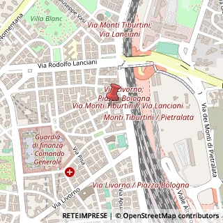 Mappa Via Ugo Balzani, 25, 00162 Roma, Roma (Lazio)